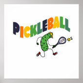 Pickleball Pickle Pickleball Pickleball Pickleball Poster (Vorne)