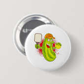 Pickleball Pickle Player Button (Vorne & Hinten)