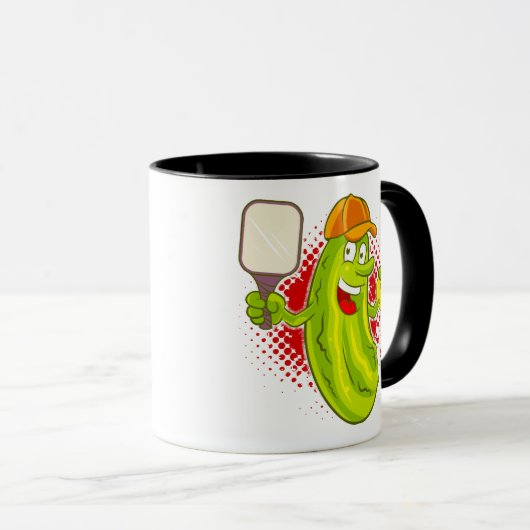 Pickleball Pickle Player Tasse (VorderseiteRechts)