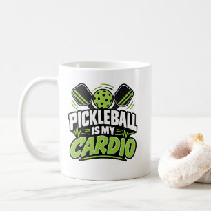 Pickleball "PICKLEBALL IST MEIN CARDIO" Sportsklei Kaffeetasse
