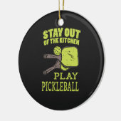 Pickleball Pickleball Keramik Ornament (Links)