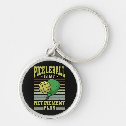Pickleball - Pickleball Retirement Schlüsselanhänger (Vorne)