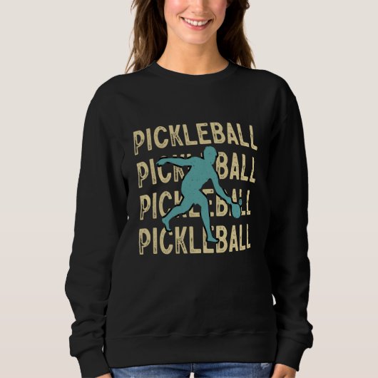 Pickleball Pickleball Retro Vintage 70's 80's  3 Sweatshirt (Vorderseite)