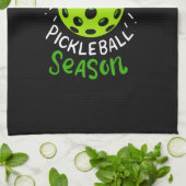 Pickleball - Pickleball-Saison Geschirrtuch (Gefaltet)