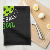 Pickleball - Pickleball-Saison Geschirrtuch (Viertel Falte)