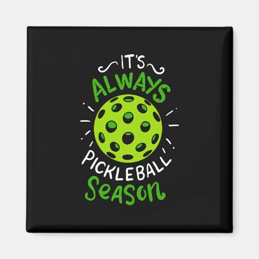 Pickleball - Pickleball-Saison Magnet (Vorne)
