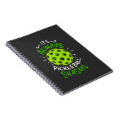 Pickleball - Pickleball-Saison Notizblock (Rechte Seite)
