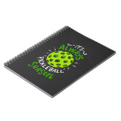 Pickleball - Pickleball-Saison Notizblock (Linke Seite)
