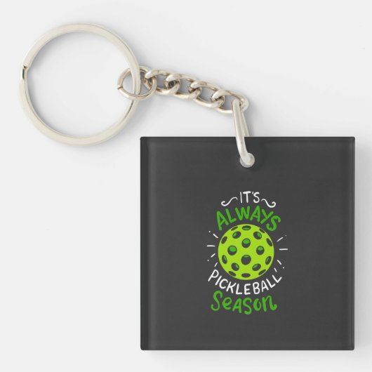 Pickleball - Pickleball-Saison Schlüsselanhänger (Vorderseite)
