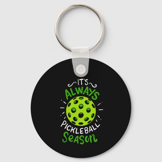 Pickleball - Pickleball-Saison Schlüsselanhänger (Vorderseite)