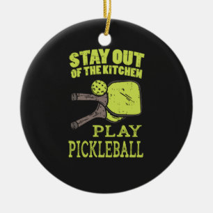 Pickleball Pickleball Schläger Keramik Ornament