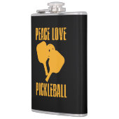 Pickleball-Pickleball-Spieler-Geschenk Flachmann (Links)