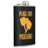 Pickleball-Pickleball-Spieler-Geschenk Flachmann (Rechts)