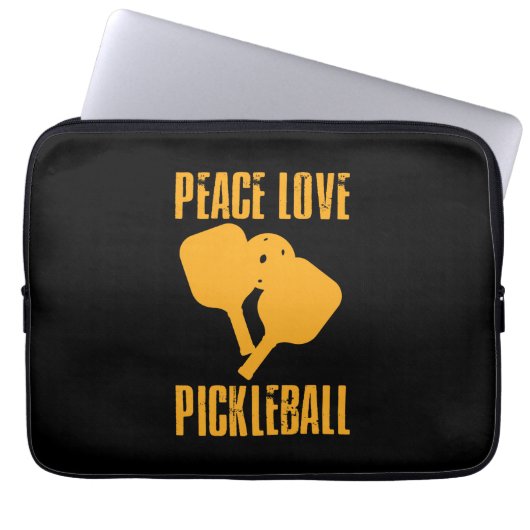 Pickleball-Pickleball-Spieler-Geschenk Laptopschutzhülle (Vorderseite)