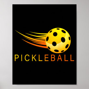 Pickleball-Pickleball-Spieler-Paddleball-Liebhaber Poster