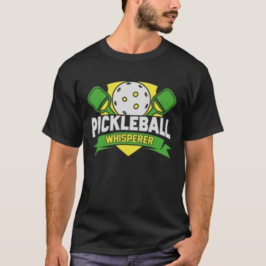 Pickleball, Pickleball Whisperer-T - Shirt (Vorderseite)