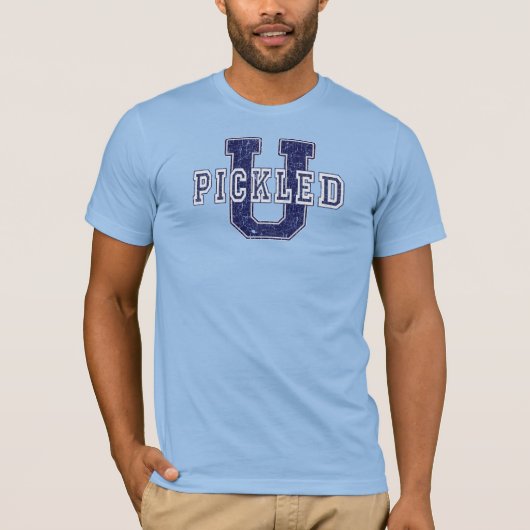 Pickleball "Pickled U" Men's Tee Shirt (Vorderseite)