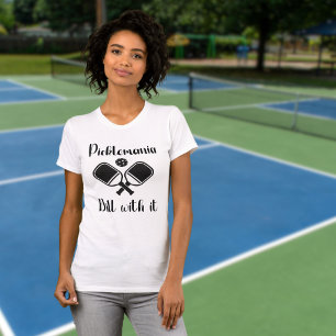 Pickleball Picklemania Dill mit lustigem Wortspiel T-Shirt