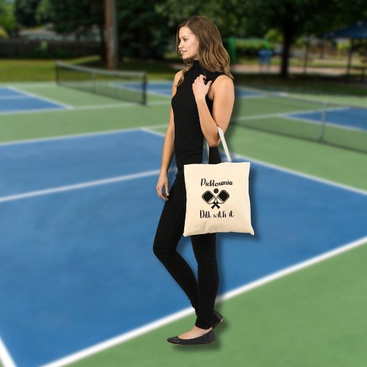 Pickleball Picklemania Dill mit lustigem Wortspiel Tragetasche