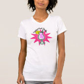 Pickleball Pink Drink Cocktail Designate Dinker T-Shirt (Vorderseite)