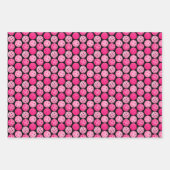 Pickleball Pink White Green Pickleball Party Geschenkpapier Set (Vorderseite 2)