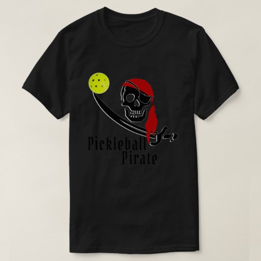 Pickleball Pirate Classic T-Shirt (Design vorne)