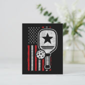 Pickleball Player - American Flag Pickleball - Bil (Stehend Vorderseite)