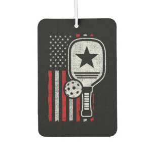 Pickleball Player - American Flag Pickleball - Bil Autolufterfrischer