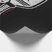 Pickleball Player - American Flag Pickleball - Bil Geschenkpapier (Ecke)