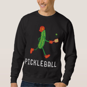 Pickleball Player Coach Vegan Pickle Fruchtsport L Sweatshirt