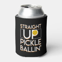 Pickleball Player direkt oben Pickle Ballin