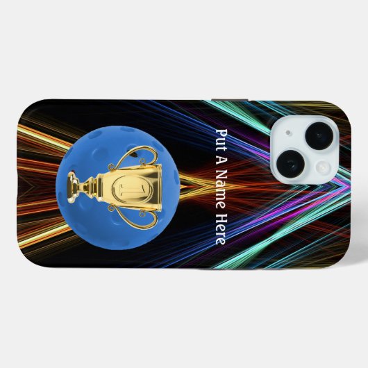 Pickleball Player/Fan personalize Case-Mate iPhone Hülle (Rückseite (Horizontal))