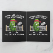 Pickleball Player Funny Dankeskarte (Innenseite)