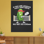 Pickleball Player Funny Leinwanddruck (Insitu (Wohnzimmer))