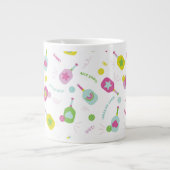 Pickleball-Player-Geschenk für ihre rosa Spezial-T Jumbo-Tasse (Vorderseite)