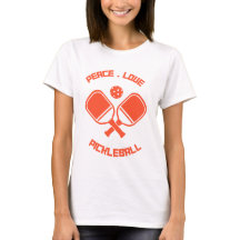 Pickleball Player Geschenk Liebe Frieden