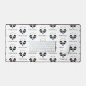 Pickleball Player Gift Peace Liebe und Pickleball Schreibtischunterlage (Tastatur & Maus)