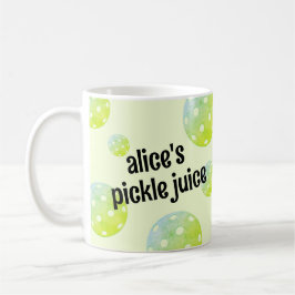 Pickleball Player Gift Sports Green Individuelle N Kaffeetasse