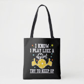 Pickleball Player Girl Sport Athlete Spaß Tasche (Vorderseite)