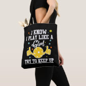 Pickleball Player Girl Sport Athlete Spaß Tasche (Von Nahem)