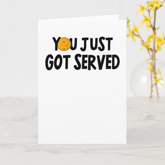 Pickleball Player Hobby Pickleball Sprichwort Funn Karte (Gelbe Blume)