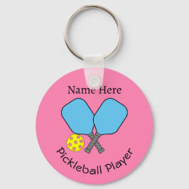 Pickleball Player Key Ring Schlüsselanhänger