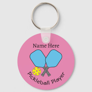 Pickleball Player Key Ring Schlüsselanhänger