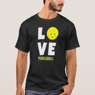Pickleball Player Liebe Das Sportspielgerät T-Shirt