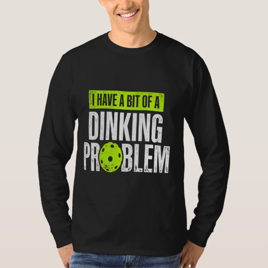 Pickleball Player Lover Problem Lover Funny Reti T-Shirt (Vorderseite)