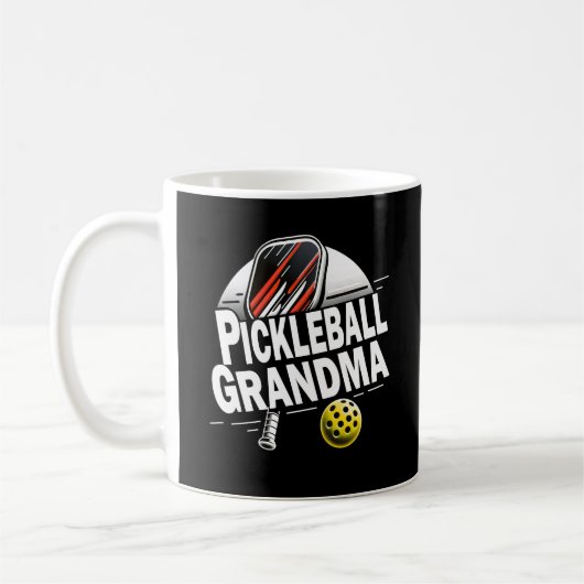 Pickleball Player Oma Funny Kaffeetasse (Links)