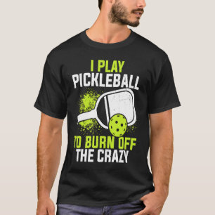 Pickleball Player Paddle Sport Spiel Match Pickleb T-Shirt