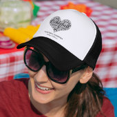 Pickleball Player Personalisiert Name Text Word Ar Truckerkappe