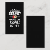 Pickleball Player - Pickle Ball Athlete Hobby Visitenkarte (Vorne/Hinten)