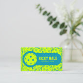 Pickleball Player - Pickleball Coach Visitenkarte (Stehend Vorderseite)